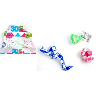 Balle 3D Puzzle 'Créez votre Serpent' en Display (24 pcs)