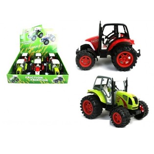 Grand Tracteur à Friction en Présentoir (6 pcs)