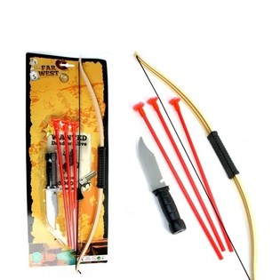 Set d'arc et flèches sur carte (12 pcs.)