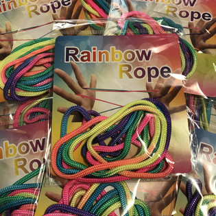RAINBOW ROPE - Cordes Arc-en-ciel Multicolores (12 pcs)