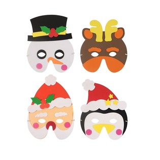 Mix de Masques de Noël en Mousse (24 pcs.)