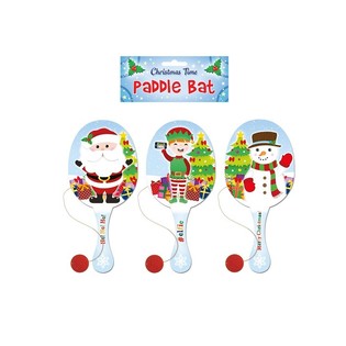 NO&Euml;L - JEU DE PADDLE BALL AVEC &Eacute;LASTIQUE (24 pcs)