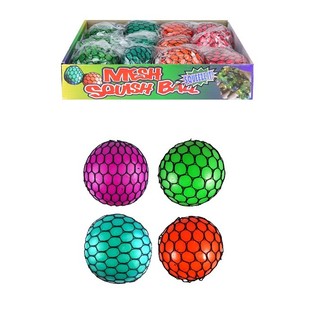 Balle Squishy &ndash; Couleurs Mixtes (12 pcs)