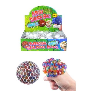 BALLE SQUISHY &ndash; COULEURS MULTICOLORES (12 pcs)