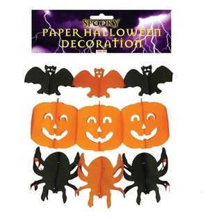 Guirlandes de D&eacute;coration Halloween Mixte &ndash; Longueur 300 cm (6 pcs)