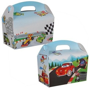Boîte Menu Enfant - VOITURES (50 pcs)