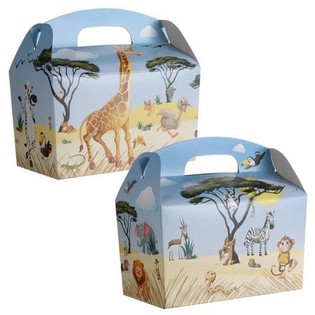 MENUBOX - ANIMAUX DE LA JUNGLE (50 pcs)