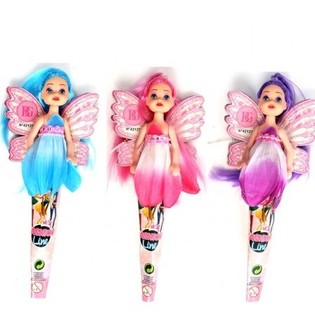 Poupées Fées 13 cm en Présentoir (12 pcs)