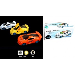 Voiture de Police Bump & Go avec Lumi&egrave;res et Sons (1 pce.)