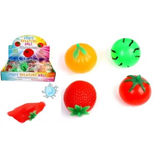 Balles Fruit Splash en Pr&eacute;sentoir (12 pcs)