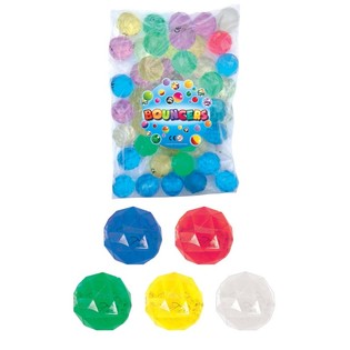 GRANDES BALLES REBONDISSANTES MIX, &Oslash;4,3 CM (50 pcs)