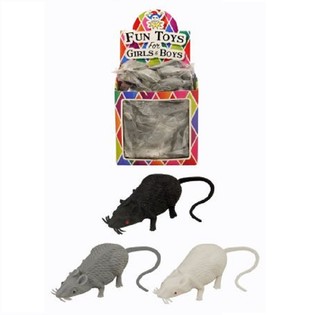 SOURIS COLLANTES EFFRAYANTES EN PR&Eacute;SENTOIR (60 pcs.)