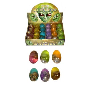 &OElig;uf de Slime avec Alien en pr&eacute;sentoir (24 pcs)