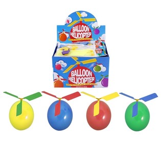 H&eacute;licopt&egrave;res &agrave; ballon en pr&eacute;sentoir (24 pcs)