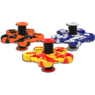 SPRINGING FLIP SPINNER - Avec Imprim&eacute; | COULEURS MIX (10 pcs.)