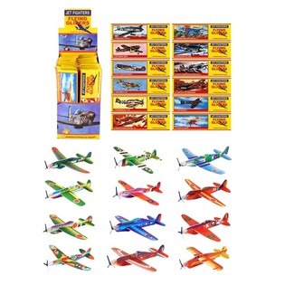 Avions en Mousse en Pr&eacute;sentoir (48 pcs)