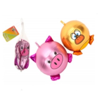 MÉGA BALLONS COCHON & CANARD Ø20 CM (24 pcs)