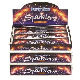 Lots de 6 cierges magiques, 25 cm (36 paquets)