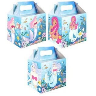 Boîte Menu – Sirènes – 14 x 9,5 x 18 cm (6 pièces)