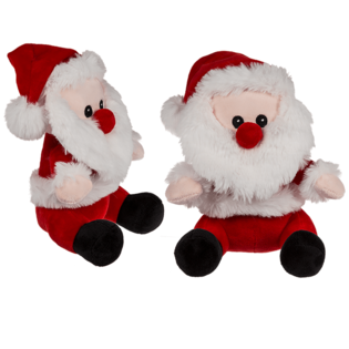 P&egrave;re No&euml;l en Peluche, 20 cm de haut (12 pcs)