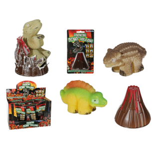 DINOSAURE À FAIRE GRANDIR DANS UN VOLCAN (12 pcs.)