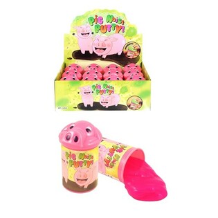 SLIME COCHON EN PR&Eacute;SENTOIR (12 pcs)