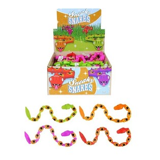 Serpents Flexibles Jouets, 35 cm en Pr&eacute;sentoir (48 pcs)