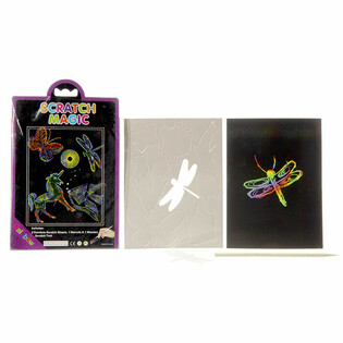 KIT DE DESSIN GRATTAGE MAGIQUE (24 pcs)