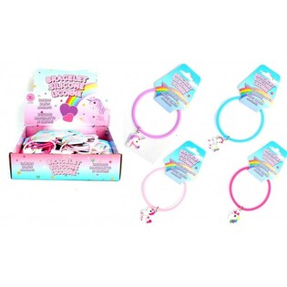 Bracelets Licorne avec Charm en Pr&eacute;sentoir (48 pcs)