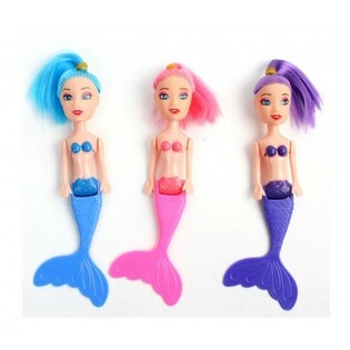 POUPÉES SIRÈNE, env. 14 cm. (48 pcs)