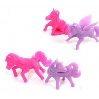 Licornes en Plastique pour Pêche à la Ligne / Cadeaux (48 pcs)