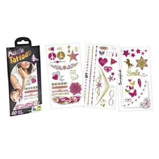 REVELL - TATOUAGES MÉTALLIQUES POUR FILLES (6 Pcs)
