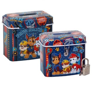 Tirelire PAW PATROL avec Serrure (6 pcs)