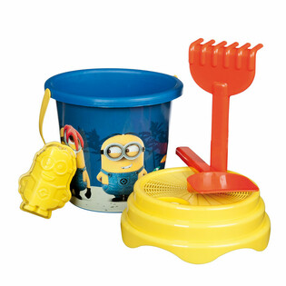 GRAND ENSEMBLE DE PLAGE MINIONS 5 PIÈCES (6 pcs.)