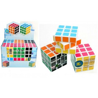 CUBE DE JEU, CUBE ROTATIF EN PR&Eacute;SENTOIR (12 pcs.)