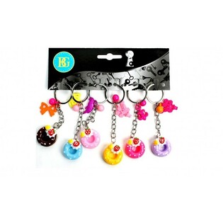 Porte-clés Beignets (Donuts) Joyeux (12 pces)