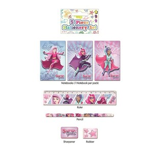 SET D'&Eacute;CRITURE SUPER GIRLS 5 PI&Egrave;CES (24 pcs.)