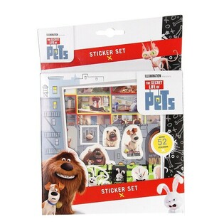 Set d'autocollants SECRET LIFE OF PETS 52 pièces (12 pcs.)