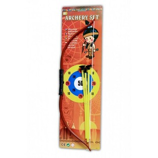 ENSEMBLE ARC ET FLÈCHES SUR CARTE (12 pcs)