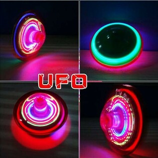 Toupies UFO Lumineuses &agrave; LED (48 pcs)