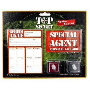 TOP SECRET – AGENT SPÉCIAL, KIT D'EMPREINTES (12 pcs)