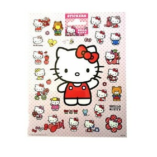 Grandes Planches de Stickers Hello Kitty, 20x16 cm (10 pcs)