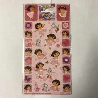 STICKERS : DORA, Dim. 20 x 10 cm (10 pcs)
