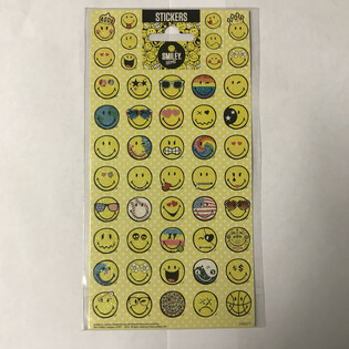 Stickers SMILEY WORLD, 20 x 10 cm (10 pcs)