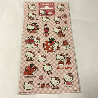 STICKERS : HELLO KITTY, Dim. 20 x 10 cm (10 pcs)