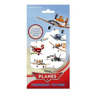 Tatouage – Tatouages temporaires Disney Planes, 20 x 10 cm (10 pcs)