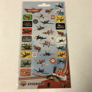 PLANCHE DE STICKERS : DISNEY PLANES, Dim. 20 x 10 cm (10 pcs)