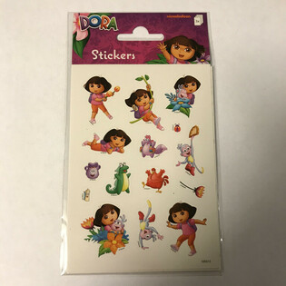 Planche de Stickers : Dora, Dim. 16 x 9 cm (10 pcs)