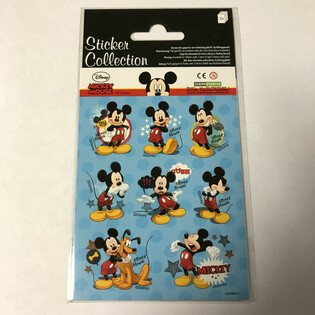 STICKERVEL : DISNEY MICKEY MOUSE, Dim. 16 x 9 cm (10 pces)