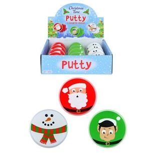 Slime Putty de No&euml;l en pr&eacute;sentoir (12 pcs)